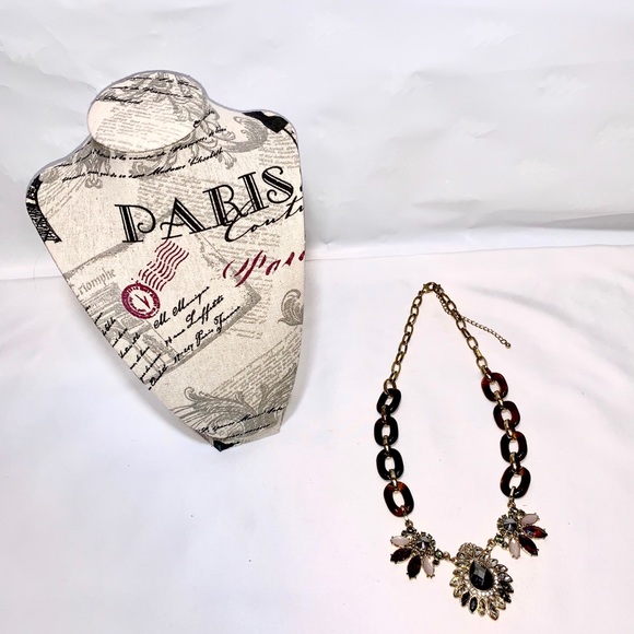 Charming Charlie Brown Tortoise and Jeweled Stones - Picture 4 of 6